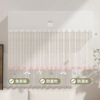 Summer Air Conditioner Wind Deflector Cover for Home Wall-Mounted Units, Magic Sticker Baby Anti-Direct Blow Wind Shield