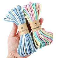 4mm x 10m Gradient Dyed Cotton Rope for DIY Crafts and Jewelry Making