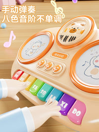 Infant Multifunctional Electronic Piano Drum Toy for Early Education