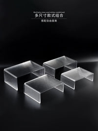 Acrylic Display Riser Stand for Jewelry, Shoes, and Bags