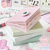 Aesthetic Ins-Style Colored Brick Notebook for Students, Thickened Journal, High-Value Handbook