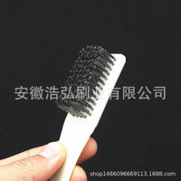 Stainless Steel Wire Brush with Plastic Handle for Cleaning, Rust Removal, and Polishing