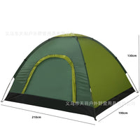 Portable 3-4 Person Pop-Up Camping Tent for Outdoor Beach Travel
