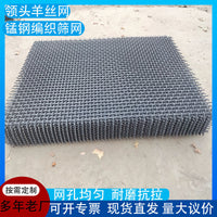 Manganese Steel Woven Mesh for Mining, Coal Powder, Sand, and Gravel Screening, Anti-Clogging Rotary Screen