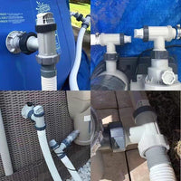 Pool Plunger Valve Hose Connector for Intex Filter Pumps