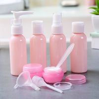 Travel Size Refillable Lotion Spray Pump Bottles Set