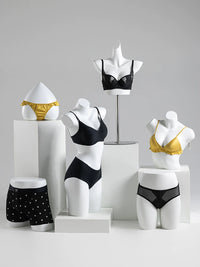 Female Mannequin Torso for Underwear and Bras, Retail Display Stand