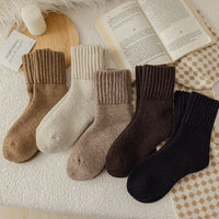 Women's Thickened Thermal Wool Blend Mid-Calf Socks for Winter
