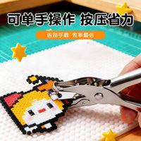 Perler Bead Punch Tool for DIY Crafts and Keychain Making
