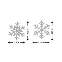 Glitter Snowflake Confetti for Christmas Party Decorations