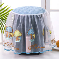 Air Fryer Dust Cover with Lace Embroidery, Fabric Kitchen Appliance Cover for Home Use