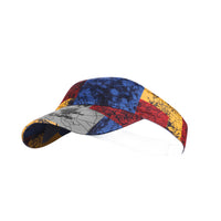 Men's Running Visor Hat UV Protection Sunshade Foldable Quick-Dry Tennis Cap