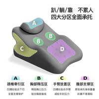 Multi-functional Couple's Prone Pillow for Napping, Reading, and Phone Use
