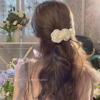 Mini Pearl Hair Claw Clips for Women, Small Butterfly Hair Catch Barrette for Back of Head, Elegant Hair Accessories
