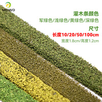 Miniature Bush Strip Model for Dioramas and DIY Crafts