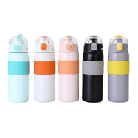 New 316 Stainless Steel Insulated Water Bottle Large Capacity Portable Sports Kettle with One-Touch Open Lid