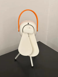 Portable USB Rechargeable Desk and Hanging Fan with Remote Control for Kitchen and Bathroom