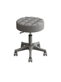 Adjustable Swivel Salon Stool with Wheels for Beauty, Hair, Nail, and Bar Use