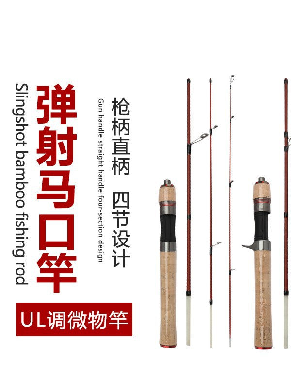Portable Ultralight Spinning/Casting Rod for Travel and Stream Fishing