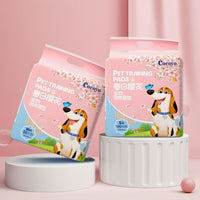 Cocoyo Spring Cherry Blossom Pet Training Pads for Dogs & Cats, Super Absorbent Disposable Diapers