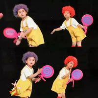 Kids' Candy-Themed Dance Costume Set for Stage Performances