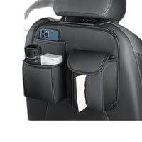 Car Seat Back Organizer with Tissue Box and Hooks