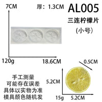 Silicone Lemon Slice Mold for DIY Crafts and Decorations