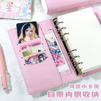 A6 Mixed Color Loose-Leaf Notebook with Thickened Blank Pages and High Aesthetic Design