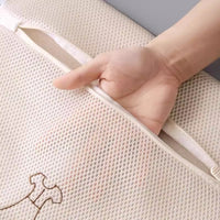 Embroidered Double-Layer Laundry Bags for Delicates and Garments, Machine Wash Mesh Bags