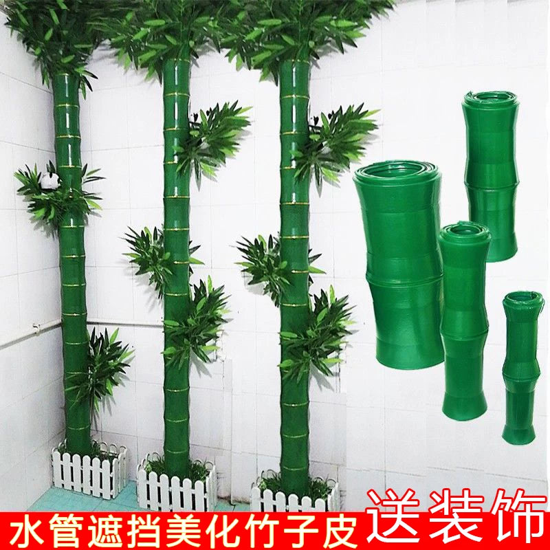 Artificial Bamboo Pipe Cover for Landscaping and Decoration