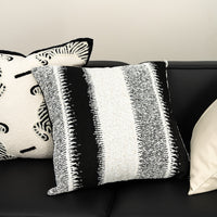 Luxury Zebra Print Throw Pillow Cover / Pillow with Insert for Sofa & Bay Window