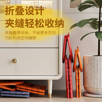 Foldable Portable Plastic Stool for Kids and Adults, Thickened Fruit-Themed Round Stool for Home, Outdoor, and Storage