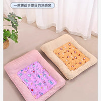 Pet Cooling Mat Ice Silk Dog Cat Bed Summer Sleeping Pad
