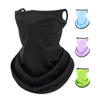Quick-Dry Breathable Ear-Loop Neck Gaiter for Summer Outdoor Activities