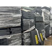 Heavy-Duty Rubber Curb Ramp for Driveways, Thresholds, and Steps - Car and Household Use