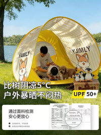 Pop-Up Beach Tent Automatic Instant Portable Sun Shelter for Camping Picnic