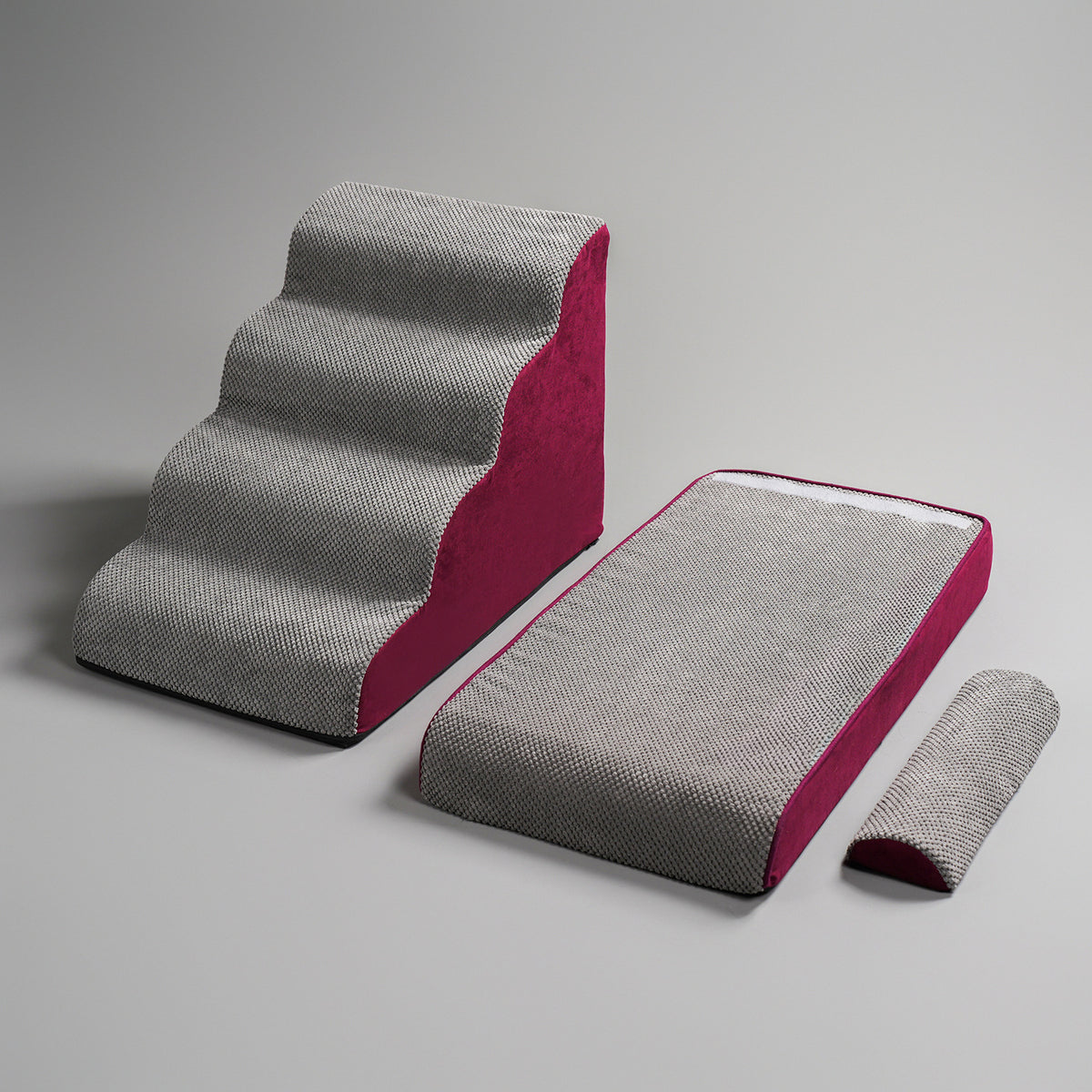 Pet Foam Ramp Steps for Small Dogs & Cats - Washable, Detachable Multi-functional Climbing Ladder for Senior Pets