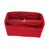 Yongteng Felt Cosmetic Organizer Bag Large Capacity Travel Portable Insert Pouch