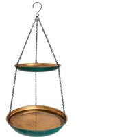 Amazon Hot Selling Garden Bird Bath Tray Hanging Feeder Outdoor Automatic Bird Bathtub