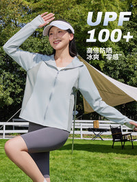 Women's UPF 50+ UV Protection Sun Protection Jacket Breathable Ice Silk for Outdoor Cycling