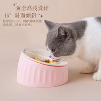 Ceramic UFO Pet Bowl for Cats and Dogs - Detachable, Easy to Clean Food and Water Dish