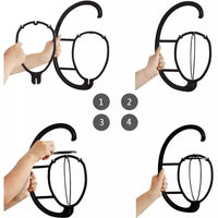Portable Wig Stand for Drying and Displaying Wigs and Hats