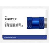 Drill Chuck Adapter for Hex Shank Screwdriver Bit Conversion, Quick Release Self-Locking