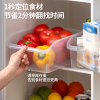 Xitianlong Refrigerator Storage Box Food Grade Fresh-keeping Container for Fruits Vegetables Snacks Drawer Organizer