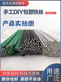 Garden Coated Iron Wire Ties for Plant Support and DIY Craft