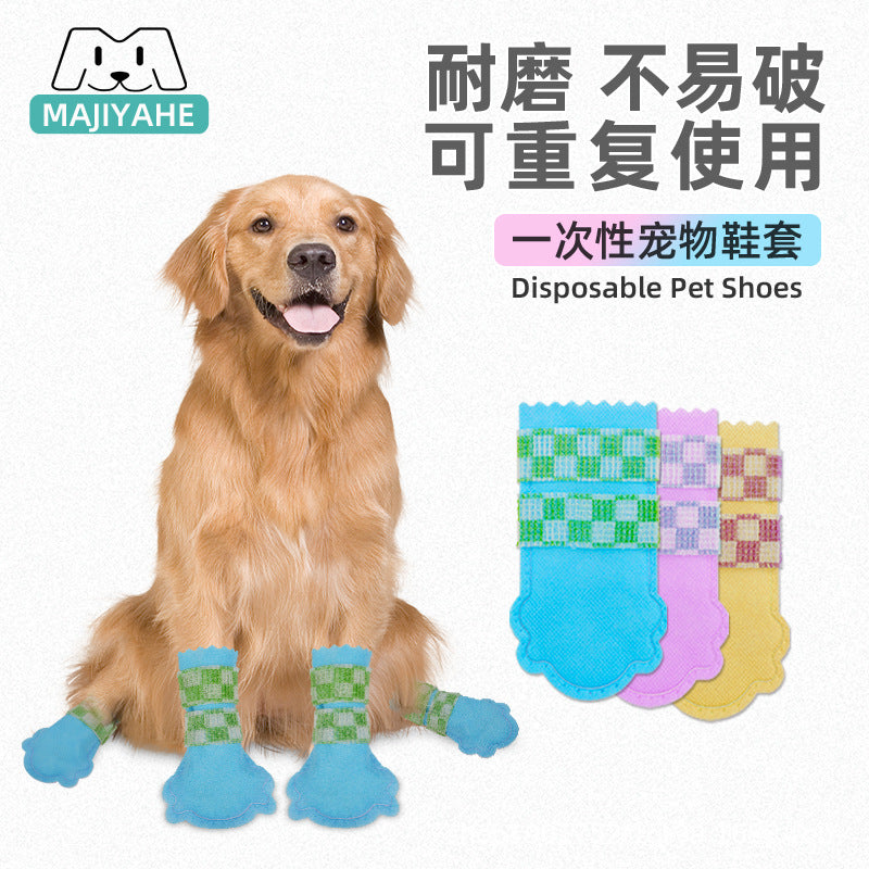 Disposable Pet Paw Protectors for Dogs and Cats - Breathable Waterproof Outdoor Shoe Covers