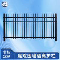 Outdoor Zinc Steel Aluminum Alloy Garden Fence for Balcony and Villa