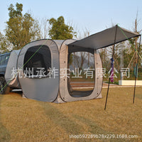 Automatic Pop-Up Car Tail Extension Tent for Camping and Travel
