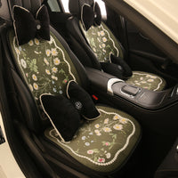 Plush Car Seat Cushion Winter Warm Thickened Non-slip Seat Cover