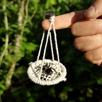 Hand-Woven Jumping Spider Hammock with Bridge for Reptile Pets
